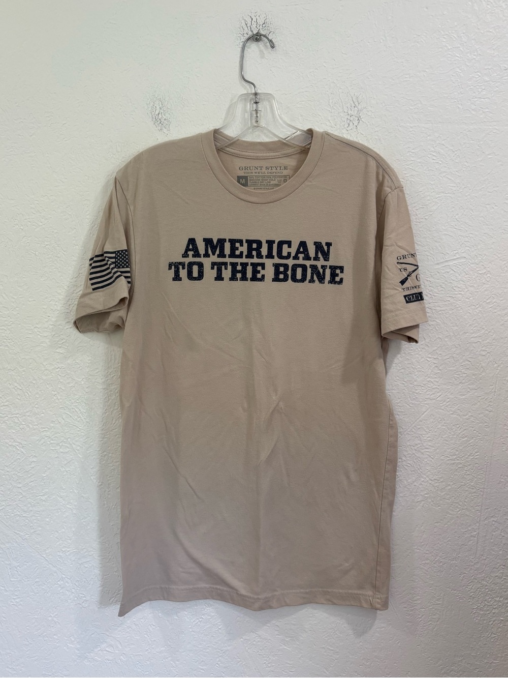 Grunt Style Men's 'American To The Bone' Short Sleeve T-shirt